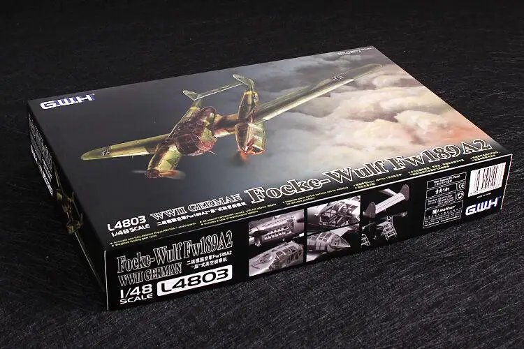 Assemble Attack Aircraft Scale Model Kit L4803 1:48 FW189-A2 By Great Wall Hobby