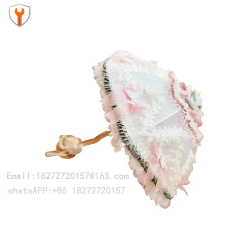 Lolita Original Girl Heart Princess Pink Green Purple White Lace Umbrella Wedding Photography Prop Umbrella