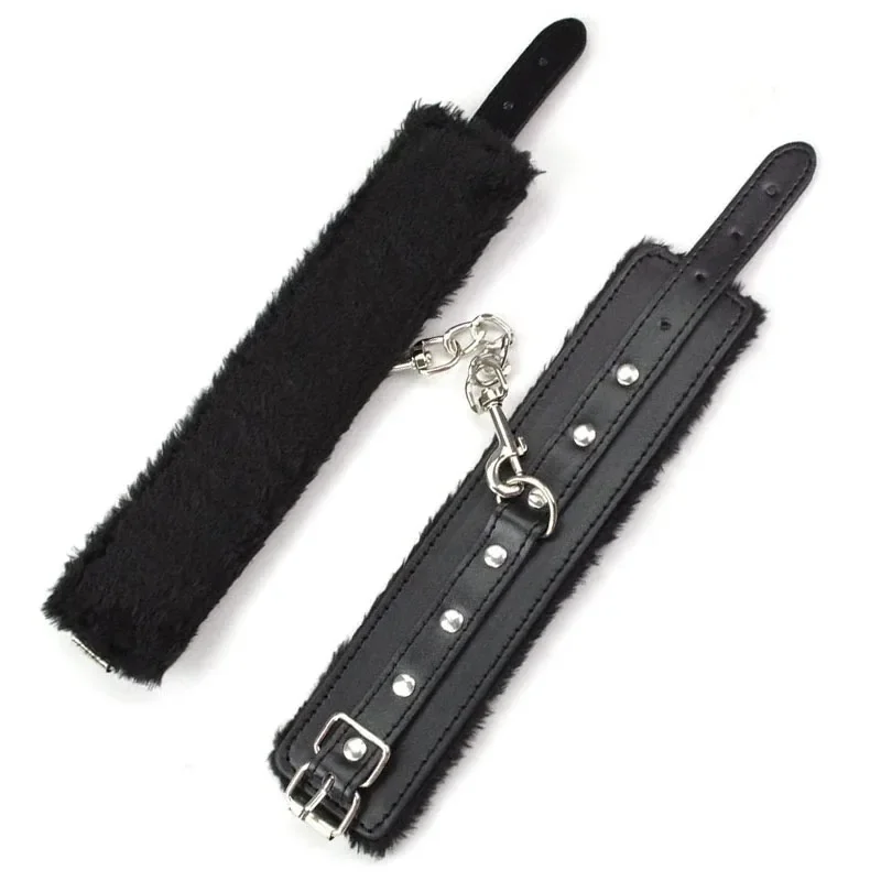 أصفاد الكاحل الإناث أصفاد الجنس الرقيق ألعاب الزوجين أصفاد الجنس حزام قابل للتعديل