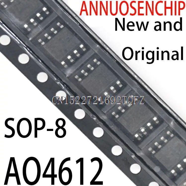 100PCS 300PCS 500PCS New and Original  SOP-8  60V 4612 30V 4616 40V 4618 AO4612 AO4616 AO4618