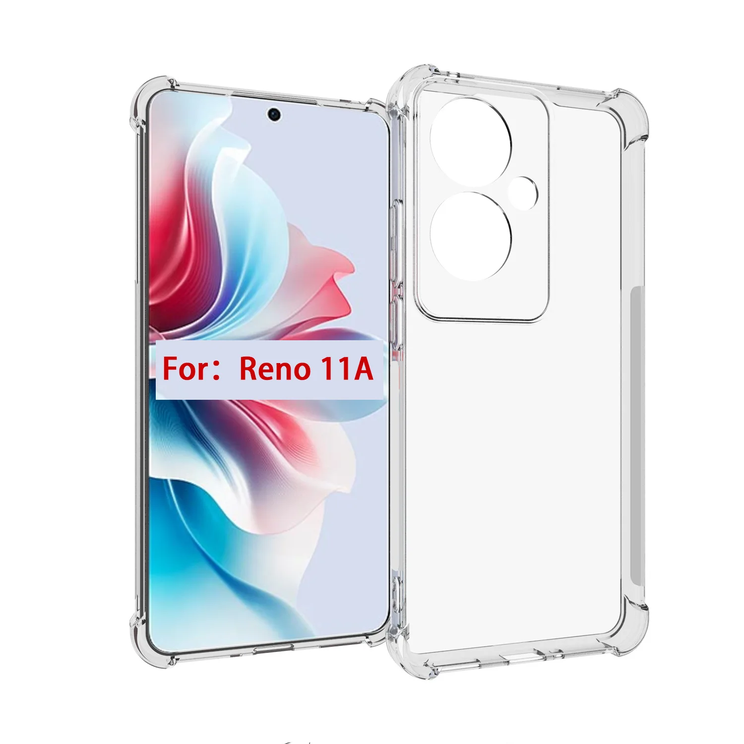 Luftkissen-Schutzhülle für Oppo Reno 3A 5A 7A 9A 11A 13A 15A Transparente Airbag-Silikon-TPU-Rückabdeckung für Oppo Reno 13A 15A – Detail 30