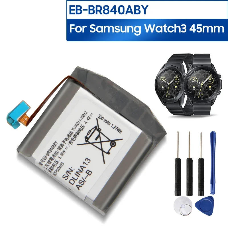 

Replacement Battery EB-BR840ABY For Samsung Watch3 SM-R840 Watch3 Version SM-R845F 45mm Watch Battery 340mAh