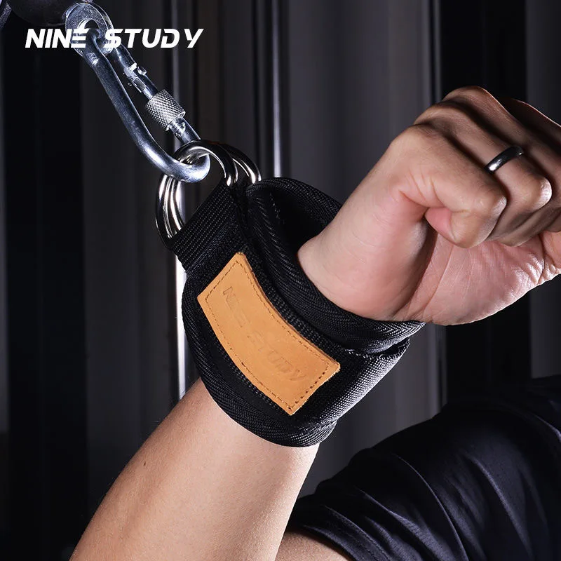 Adjustable Wrist Cuffs Neoprene Padded Straps for Cable Machines Resistant Band Strength Training Fitness Equipment