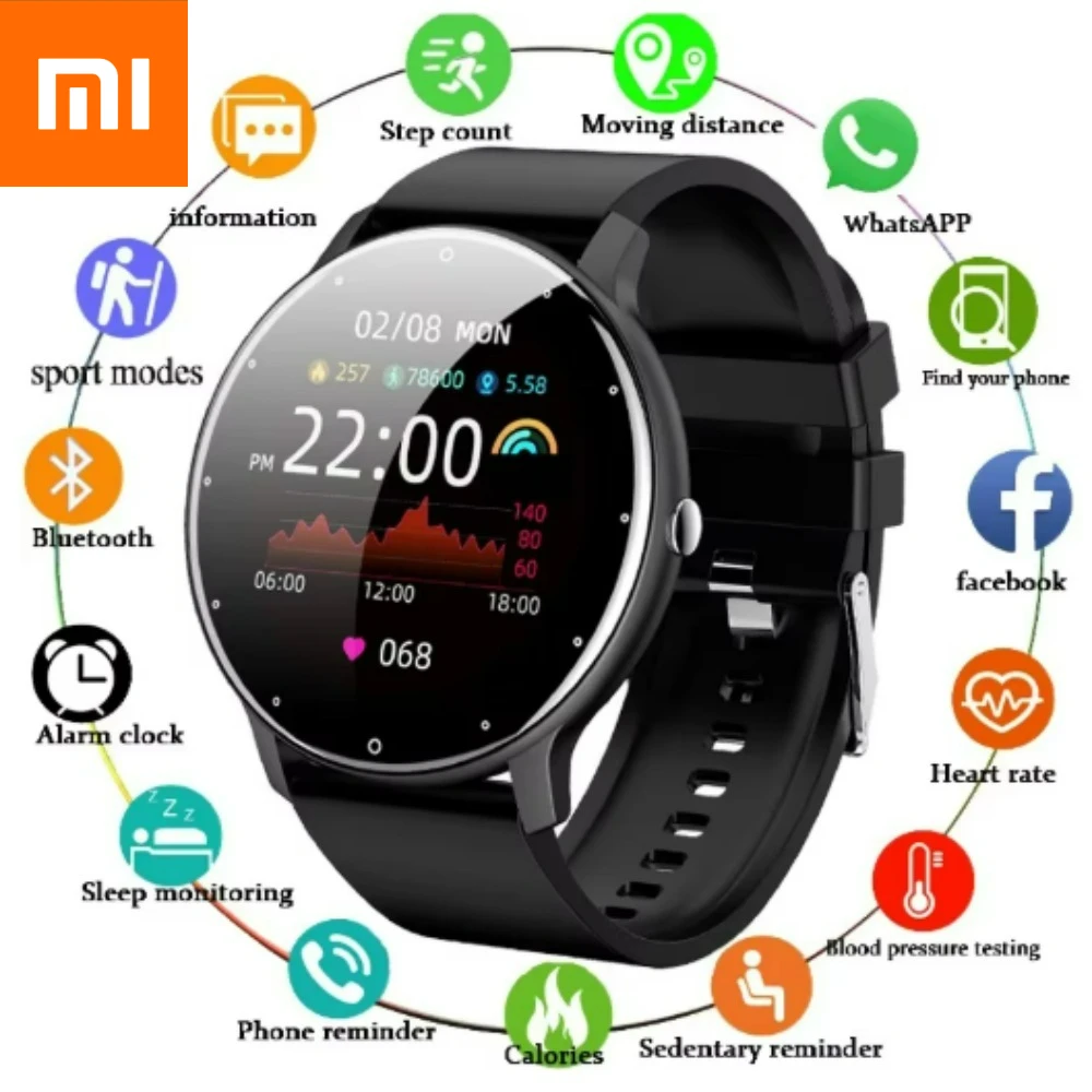 XiaomiSmartbandWatchReal-timeWeatherForecastActivityTrackerWatchesHeartRateMonitorSportsLadiesSmartWatchMen-AliExpress44