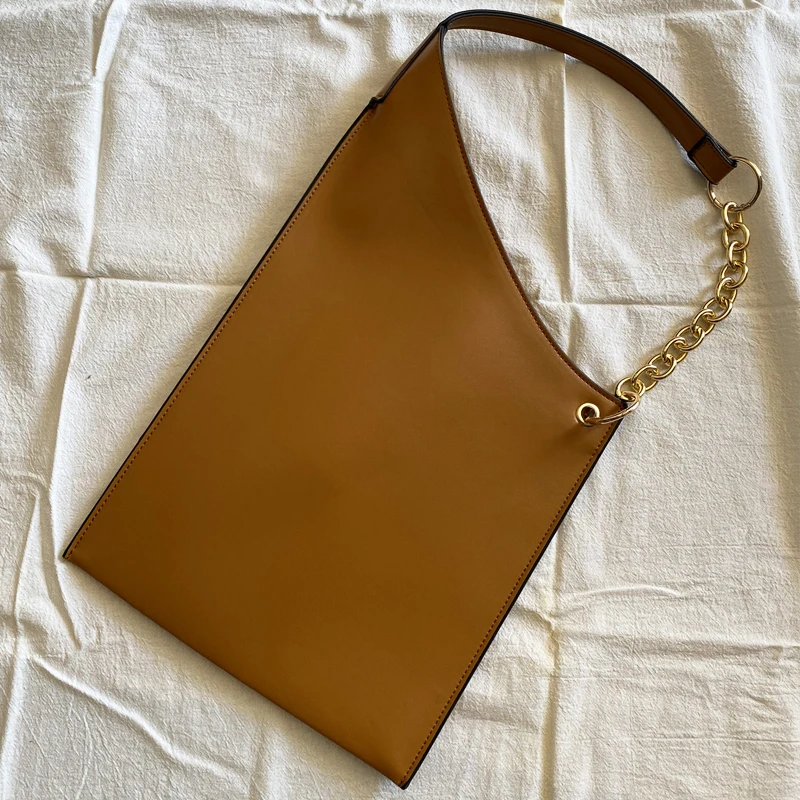 Borse per le donne borsa a tracolla sottile di design di lusso e borsa 2023 nuovo In materiale PU borse ascellari Vintage a catena media