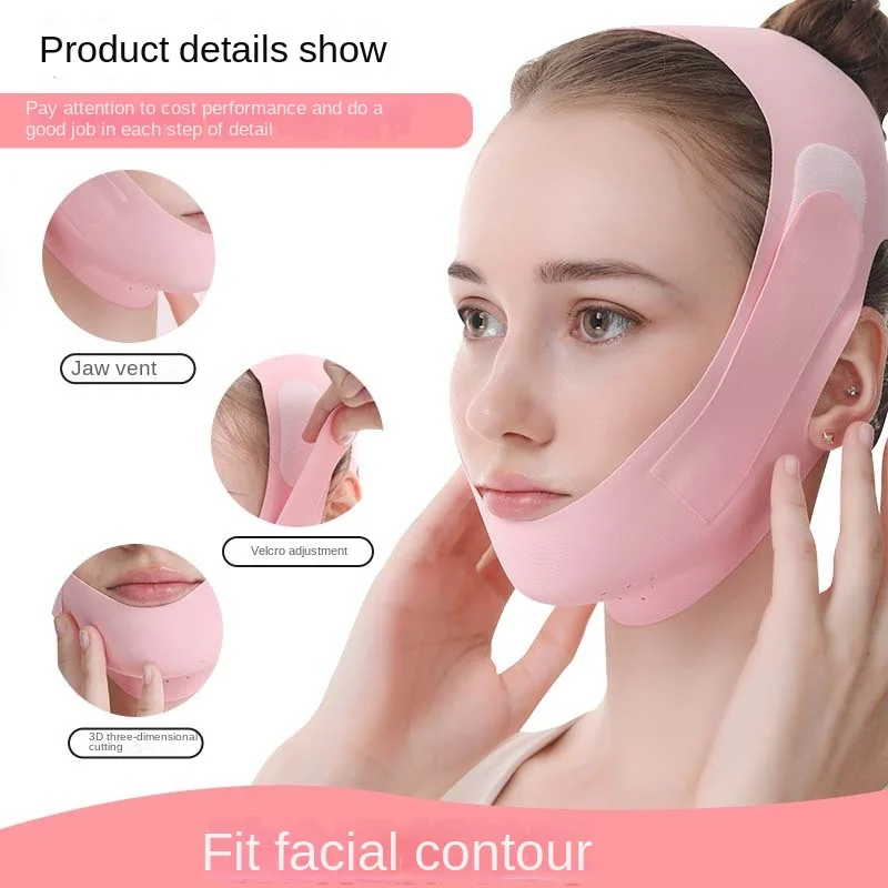 Breathable Face Shaper Band Shaping Band Double Chin Reducer Jawline Support Ergonomic Fit Non-Slip Comfort Cooling Technology