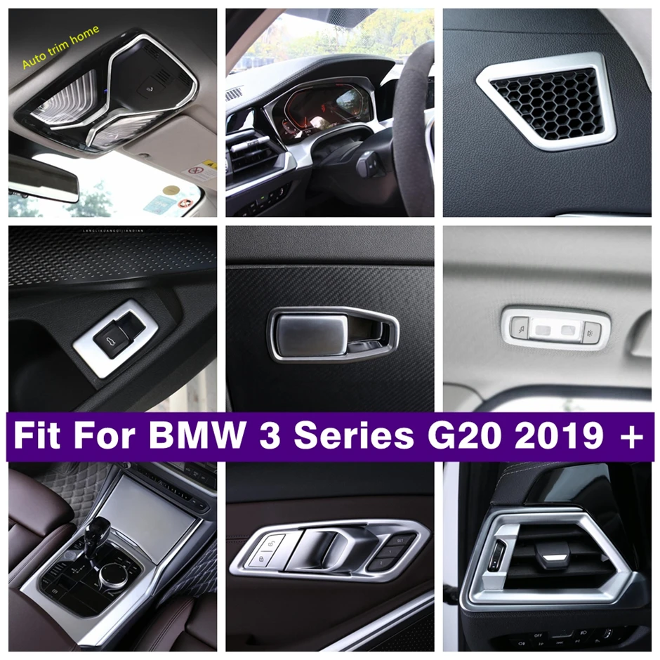 

Gear Shift Box / Dashbaord / Air Conditioner Vent / Reading Light / Trunk Switch Cover Trim Fit For BMW 3 Series G20 2019 - 2024