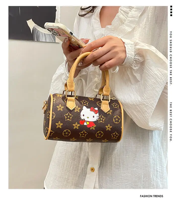 

Hello kitty storage bag Coin wallet Crossbody bag Mobile phone bag Travel bag sanrio cartoon Kuromi Anime Kawaii handbag