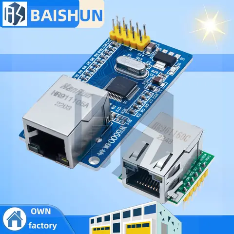 1PC/5PCS/10PCS   W5500 Ethernet network module hardware TCP / IP 51 / STM32 microcontroller program over W5100 blue/green
