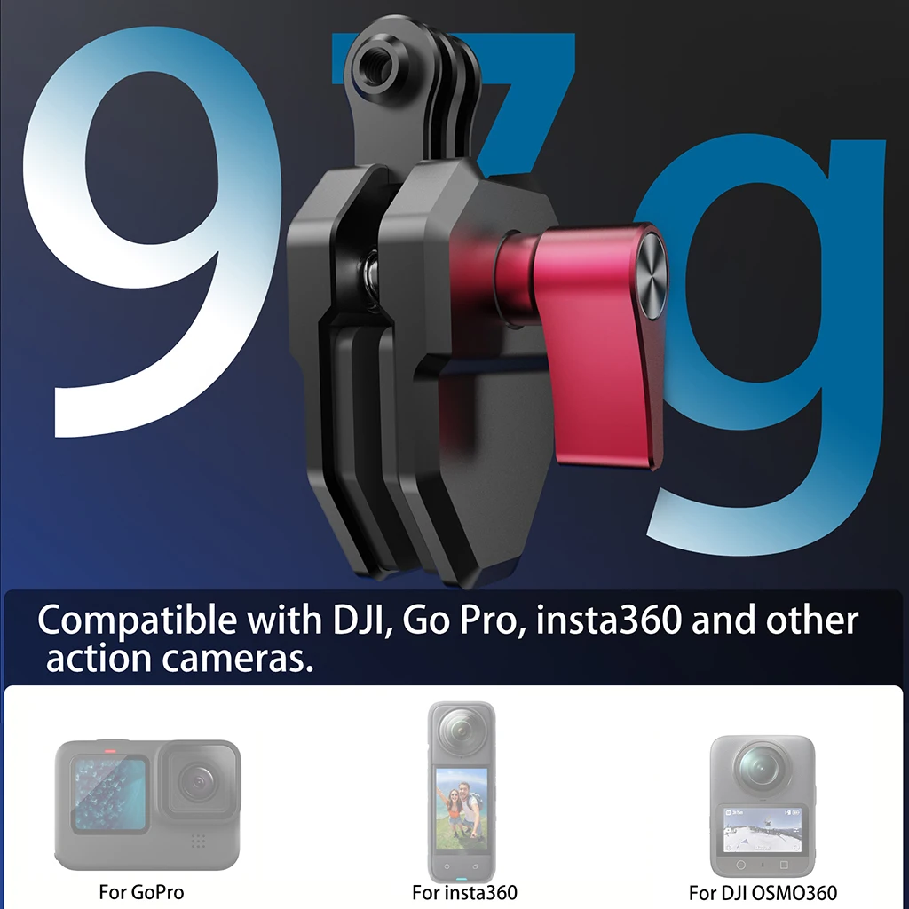 BGNing Motorrad-Windschutzscheiben-Halterungsklemme für DJI POCKET 4 für Insta360 X5 X4 X3 GO3S/ACE PRO2 /DJI Action 5 Pro 4 3 2 – Detail 1