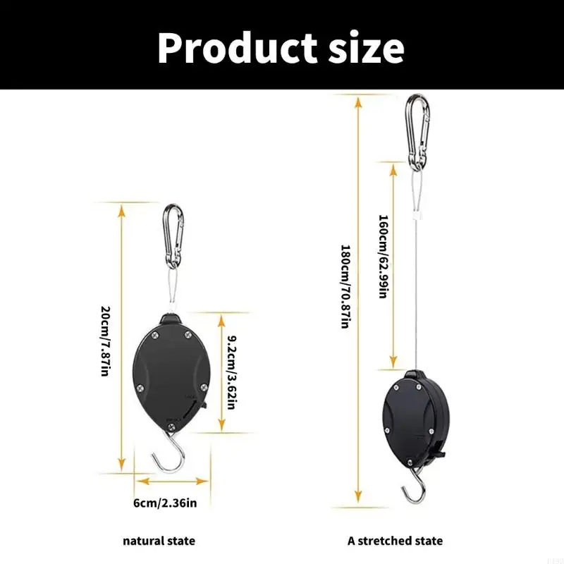 F19B السنانير القابلة للسحب لمغذيات الطيور والفوانيس استخدام الضوء في الهواء الطلق الاستخدام