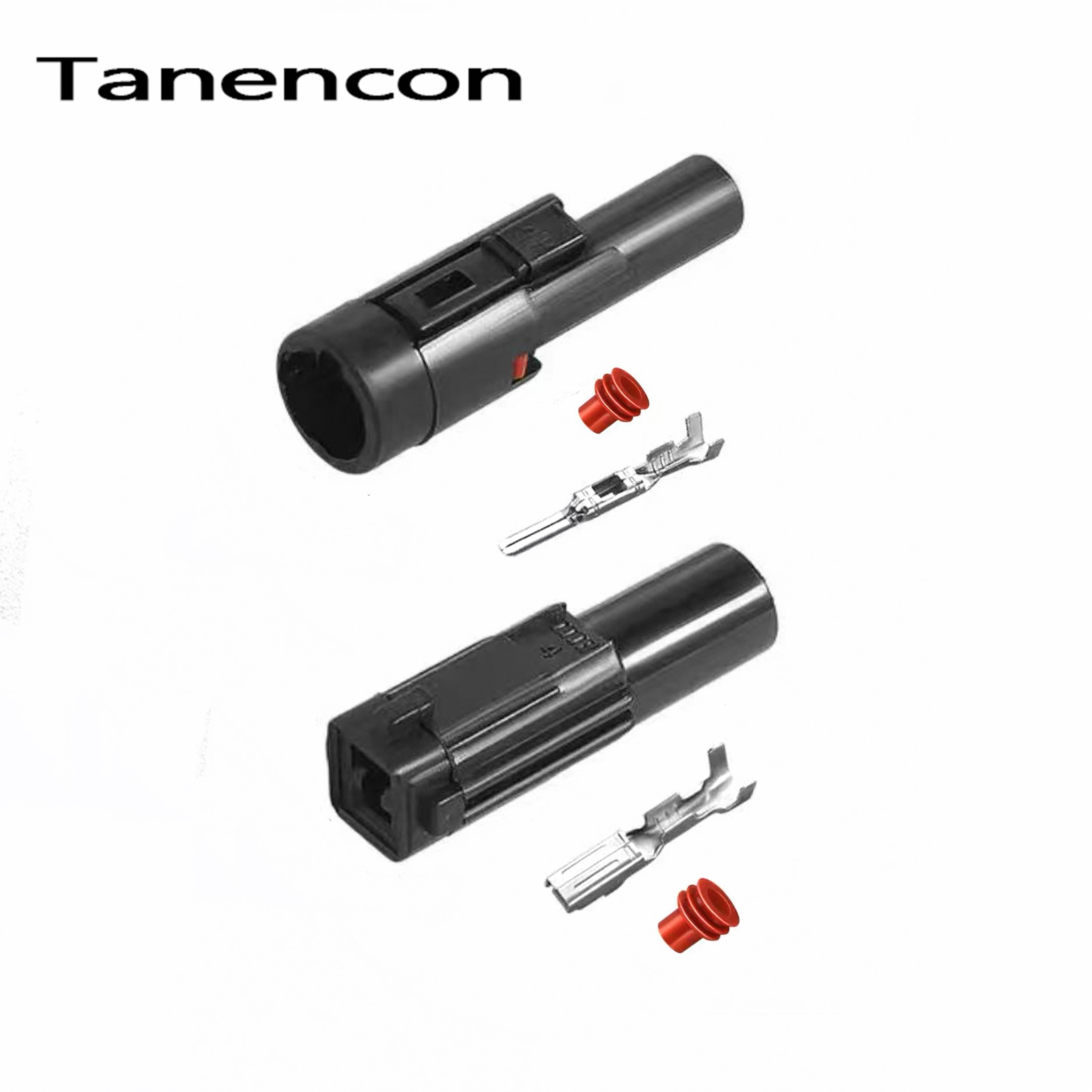 

2 Sets 1 Pin Car Wire Waterproof Connector Male and Female Plug Speed Adjustment Connector FW-C-1M-B