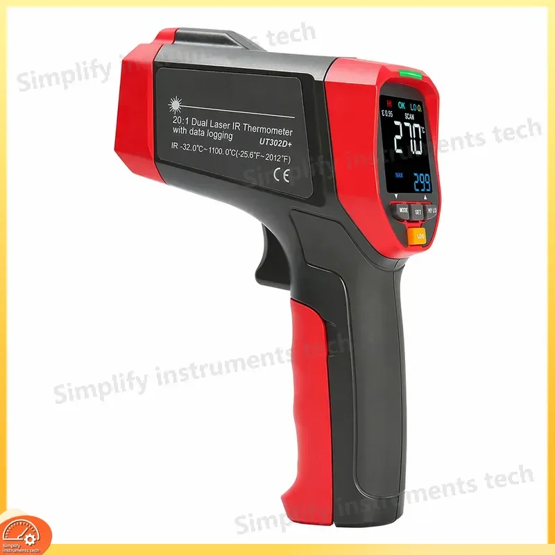 High Precision Infrared Thermometer Industrial Digital Non Contact Temperature Gun for Body Food Surface Measurement UT300S