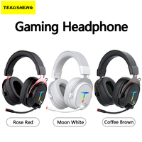 High Quality Wireless Bluetooth Headphones RGB Gamer Headset with Microphone Noise Canceling Headphones for PC PS4 PS5 XBox