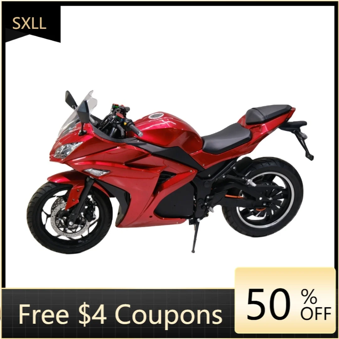 SXLL EEC COC Adult Electric Motorcycle Racing Motorcycle 3000W 72v Car Road Legal Lithium Battery