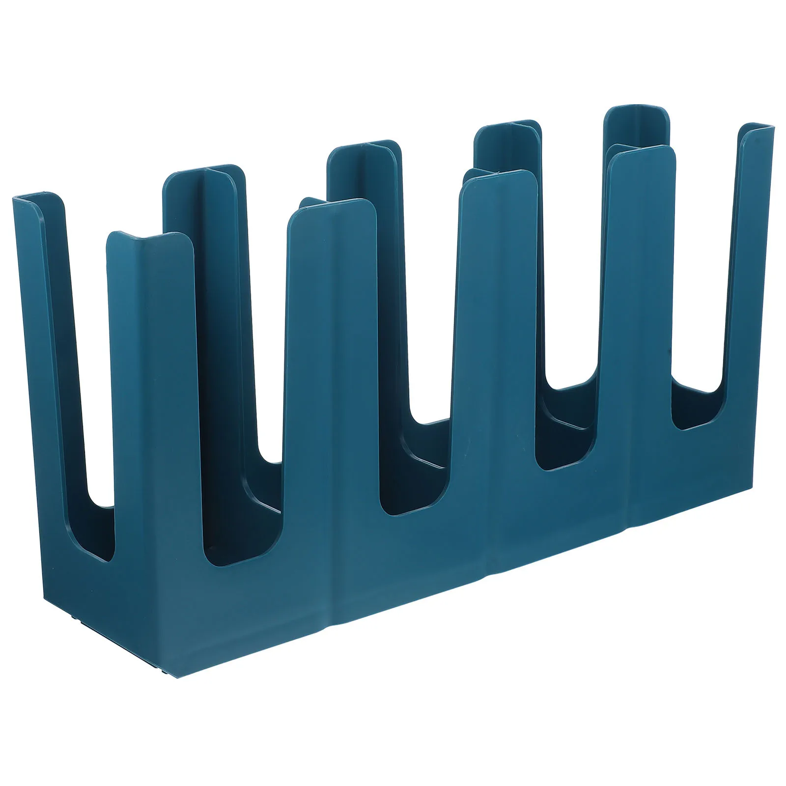 

Four-Compartment Cup Holder Desktop Paper Cup Organizer Plastic Dispenser For Coffee Shop Office Party Outdoor Use