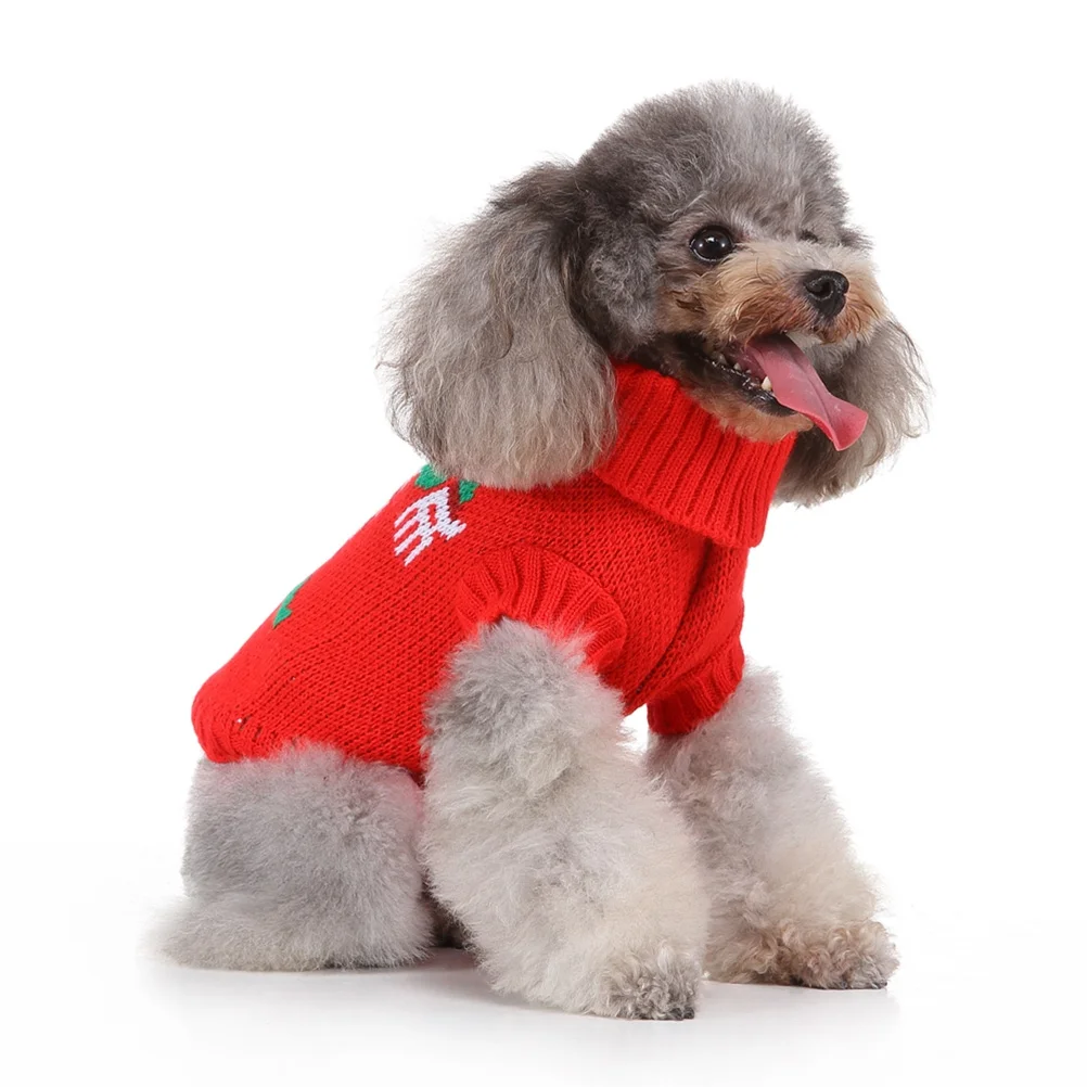 

2Xl Dog Christmas Sweater Cool Clown Print Pet Clothes Easy to Wear for Special Occasions Outdoor Fun Activities