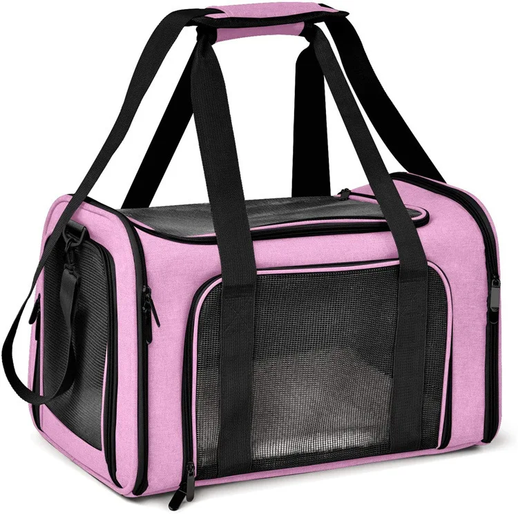 Cat Bag Large Capacity Outing Handbag Portable Bag cannot be expanded Pet Bag Crossbody Breathable Cat Cage Dog Backpack