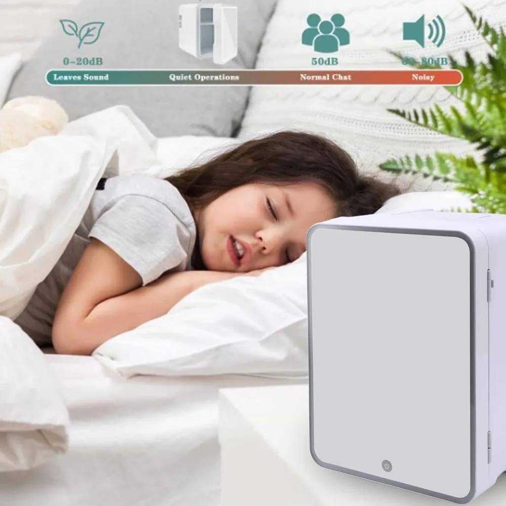 ثلاجة صغيرة للعناية بالبشرة، ثلاجة تجميل صغيرة محمولة سعة 10 لتر مع مرآة LED قابلة للتعتيم للتبريد والمكياج/العناية بالبشرة