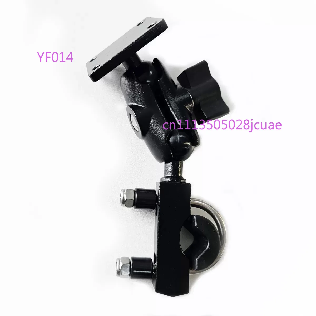 25mm Aluminum Alloy Ball Head Link 6cm Extension Rod 1 Inch Ball Head Connector Sports Camera Bracket Accessories