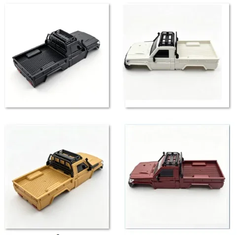 1/30 Remote Control AX30 RC Car Frame Kit Motor Drive Shaft Gearbox Servo Front Rear Axle CVD Shock Absorbers Tires Car Shell