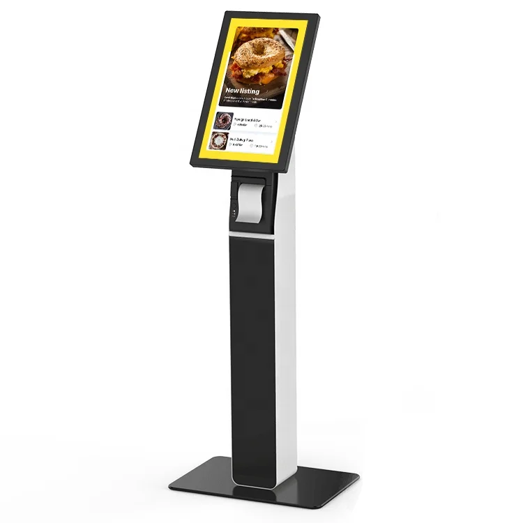21.5 Inch Touch Screen Self Service Payment Self Ordering Kiosk for Fast Food McDonald's