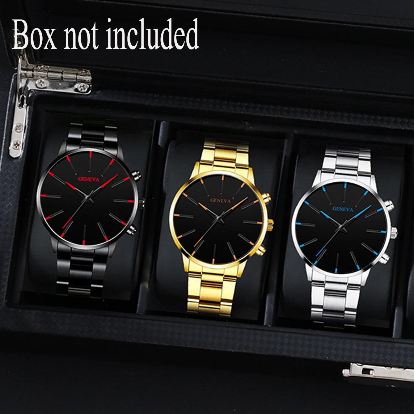 

3 шт. мужские часы, мужские кварцевые деловые часы, аналоговые часы-идеальный подарок на любой случай, мужской подарок