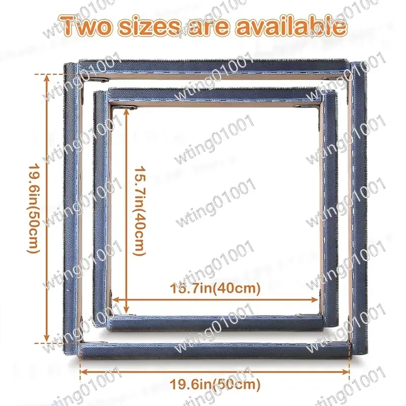 Rug Hooking Gripper Hoop for Tufting Frame Embroidery Frame Rug Fabric Cross Stitch Carpet Fabric Hooks Gripper Frame