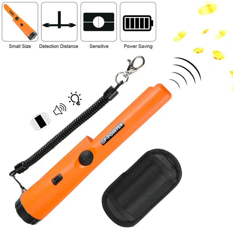 

2023 upgrade Sensitive Metal Detector pointer Pinpointing GP-pointerII waterproof Hand Held Metal Detector with Bracelet