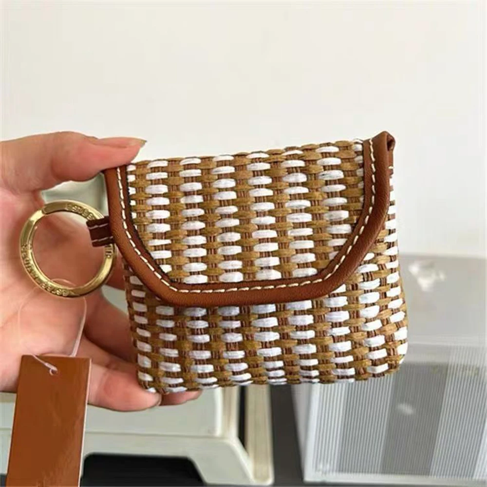 Mini Bag, Small Capacity, Lazy Person's Portable Storage, Small Bag, Card Bag, Portable Travel Bag, Woven Bag, Headphone Bag