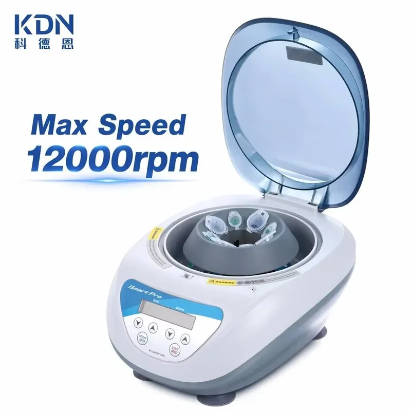 Automatic Opening Benchtop Lab Centrifuge with Safety Door Lock for Microsample Tubes Multifunctional Laboratory Equipment