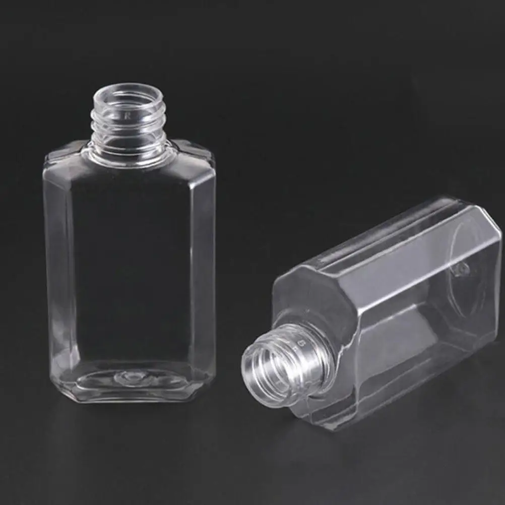 35Pcs Octagonal Sub Bottle Refillable Travel Squeeze Bottle for Shampoo Lotion Cosmetics Face Body Wash Portable Toiletries