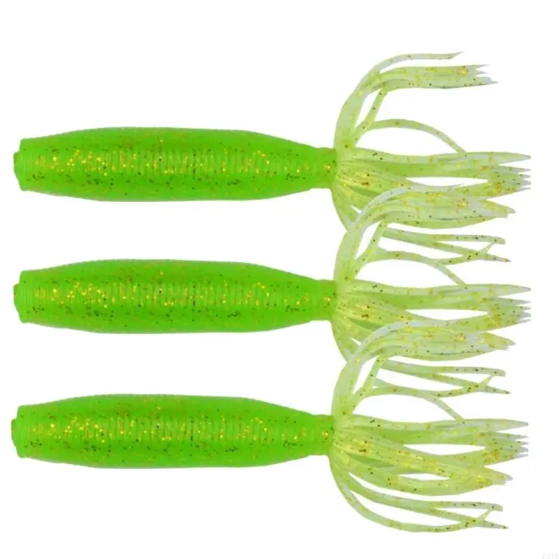   3Pieces Realistic Skirt Imitations Fishing Lures Set For Effective Angling