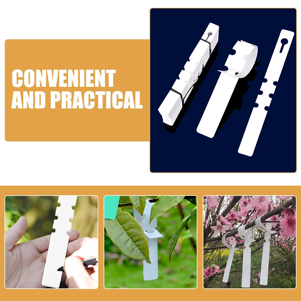 

200pcs PVC Waterproof Plant Labels Tree Markers Hanging Tags for Garden Durable Lightweight Portable Gardening Accessories Plant
