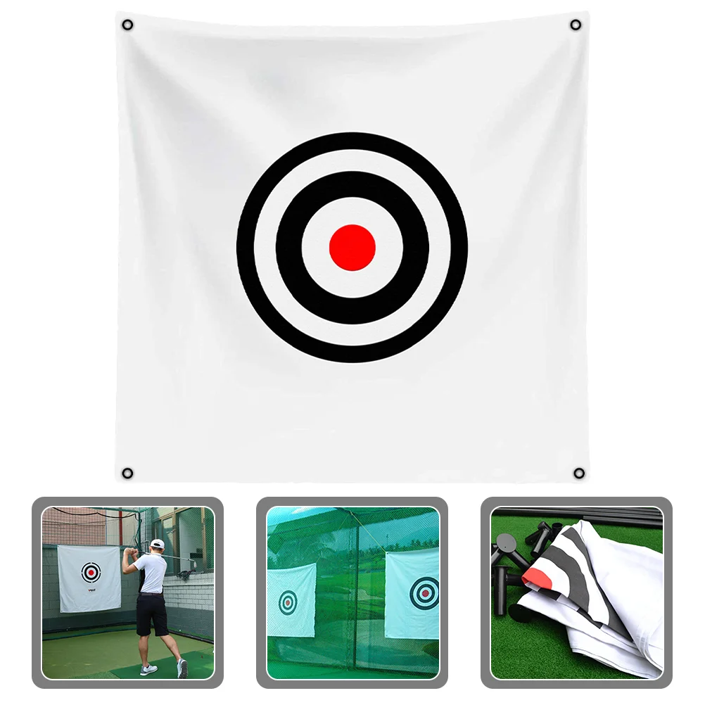 

Golf Target Net Portable Canvas Targeting Cloth Hanging Swing Practicing Hitting