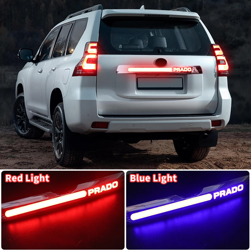 Striscia decorativa a LED per portellone posteriore per Toyota Land Cruiser Prado 150 2014-2023 accessori per la modifica di aggiornamento esterno