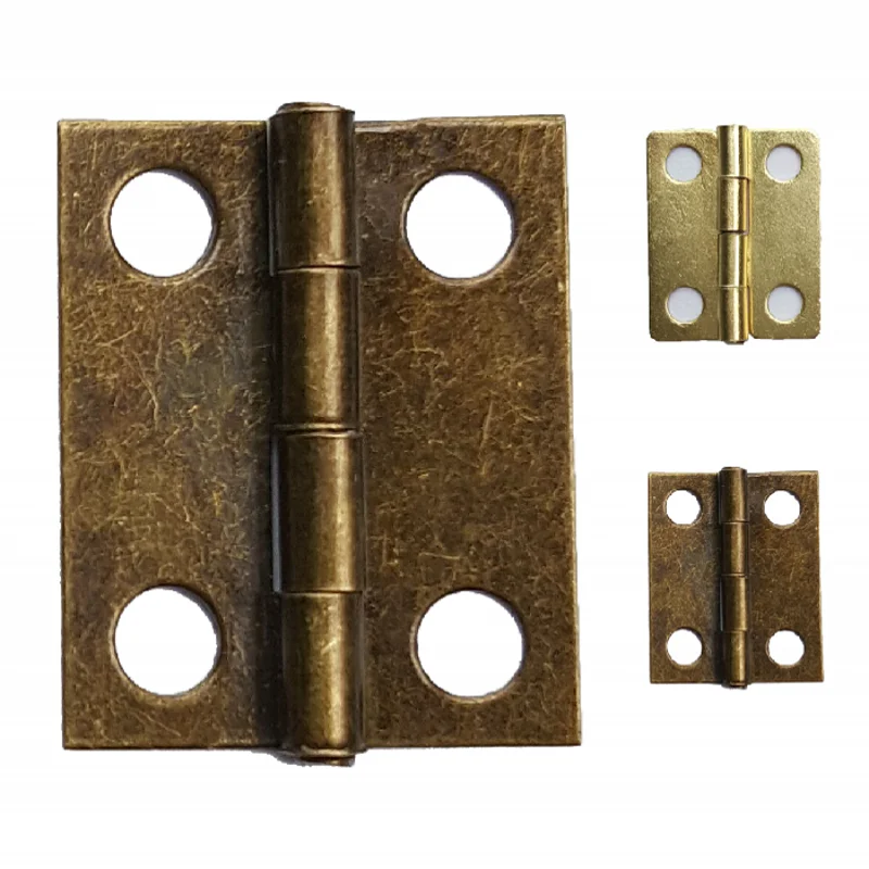 1000pcs Bronze Antique Mini Small Brass Hinge for Jewelry Wine Box Wooden Furniture Accessories Hardware Wholesale