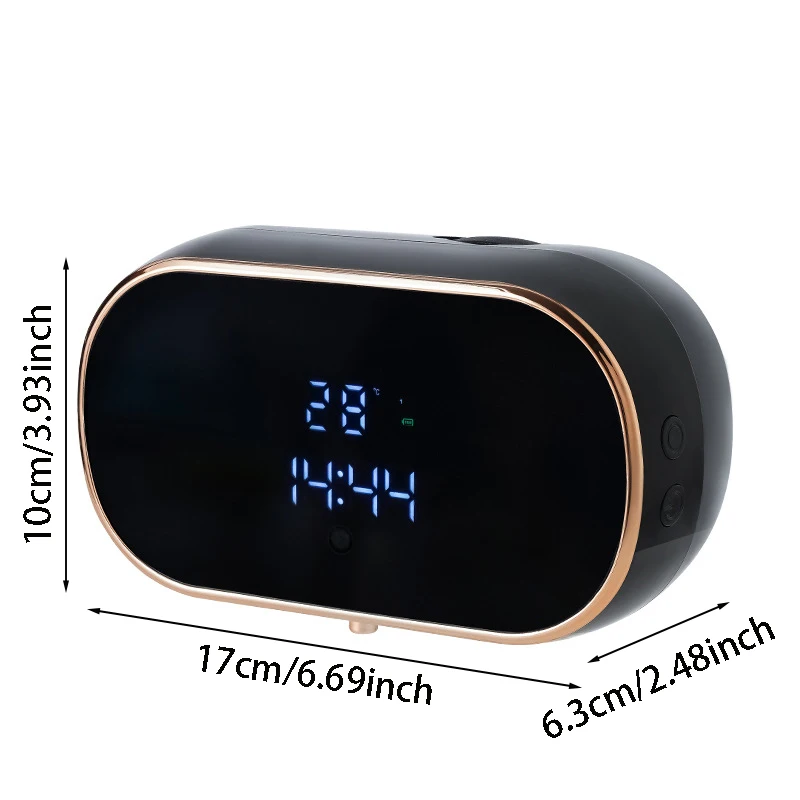 1pcs 벽걸이 형 지능형 유도 폼 손 소독제 자동 거품기 터치리스 적외선 거품 기능 충전식