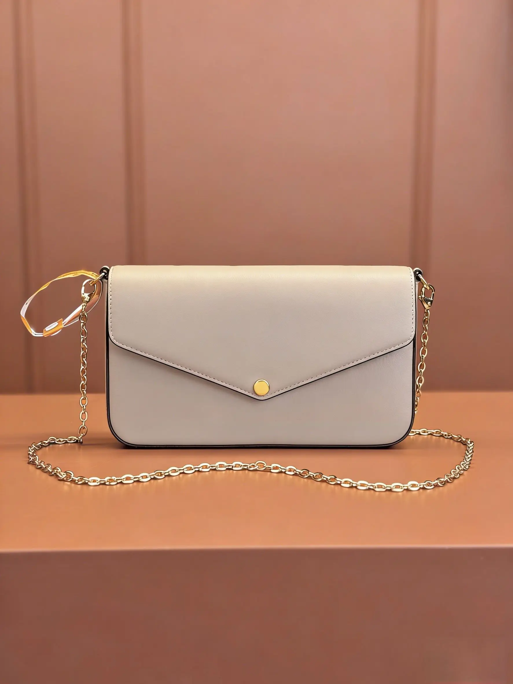 Minimalist Sleek Rectangular Shoulder Purse, Lightweight & Versatile for Casual & Evening