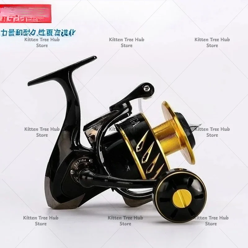 Metal high-speed spinning wheel SW4000/6000/10000 iron plate wheel wave climbing ship fishing wheel