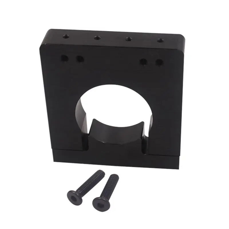 A64Z 2 Pcs CNC Engraving Machine Spindle Motor Fixture Aluminum Support Mounting Base Bracket