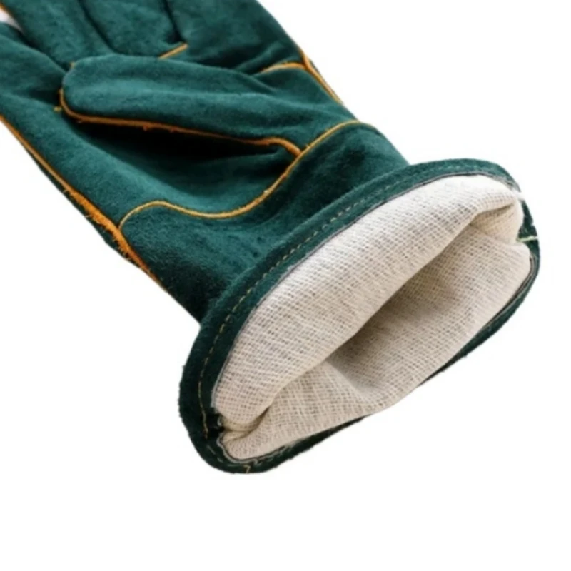 Anti-Biss-Sicherheitshandschuhe, Leder, Haustiergriff, Beißen, Schutzhandschuhe zum Fangen von Hunden, Katzen, Reptilien, Tier, Greifen, Trainingshandschuhe – Detail 4