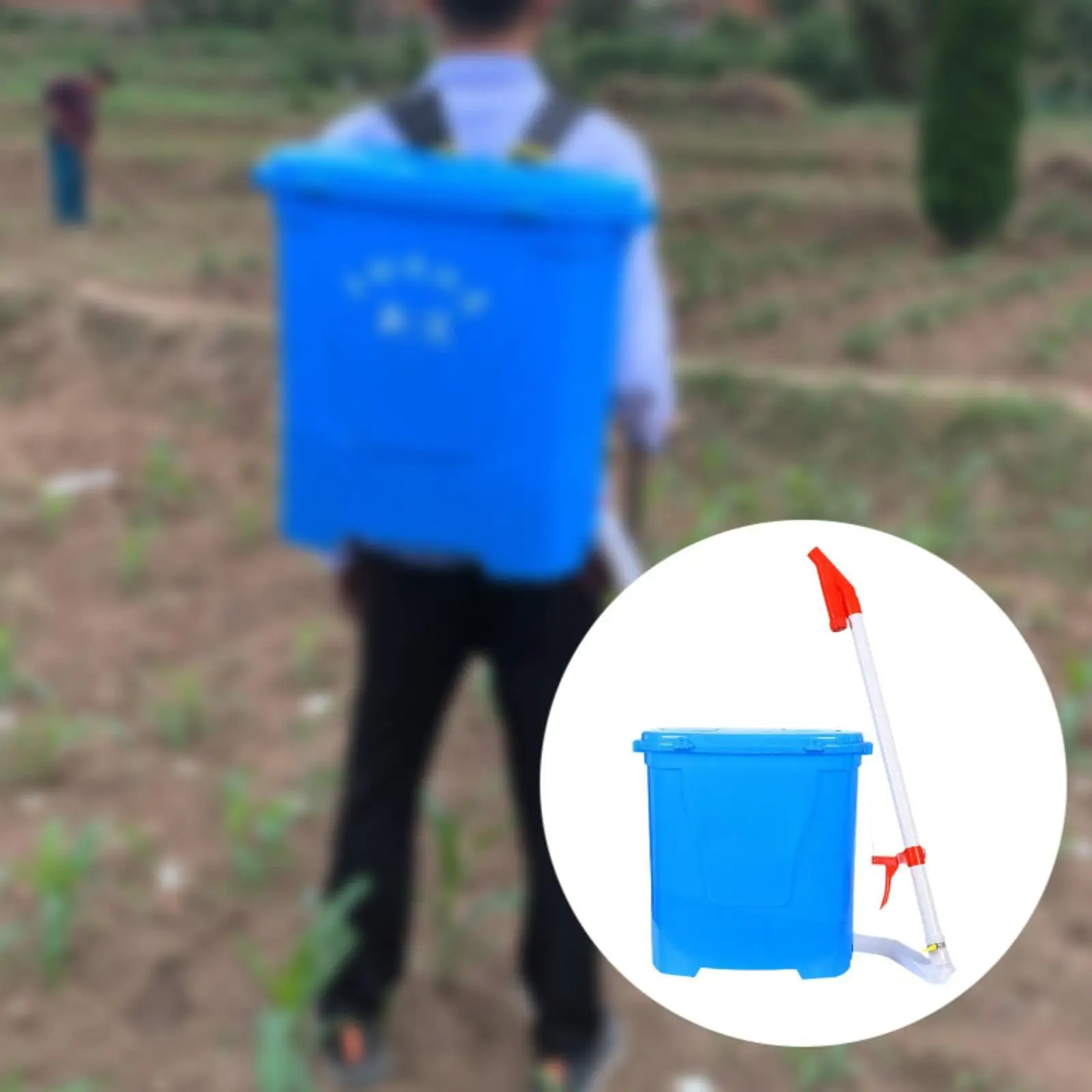

Back Carrying Granular Fertilizer Spreader for Corn Vegetables Versatile 25L