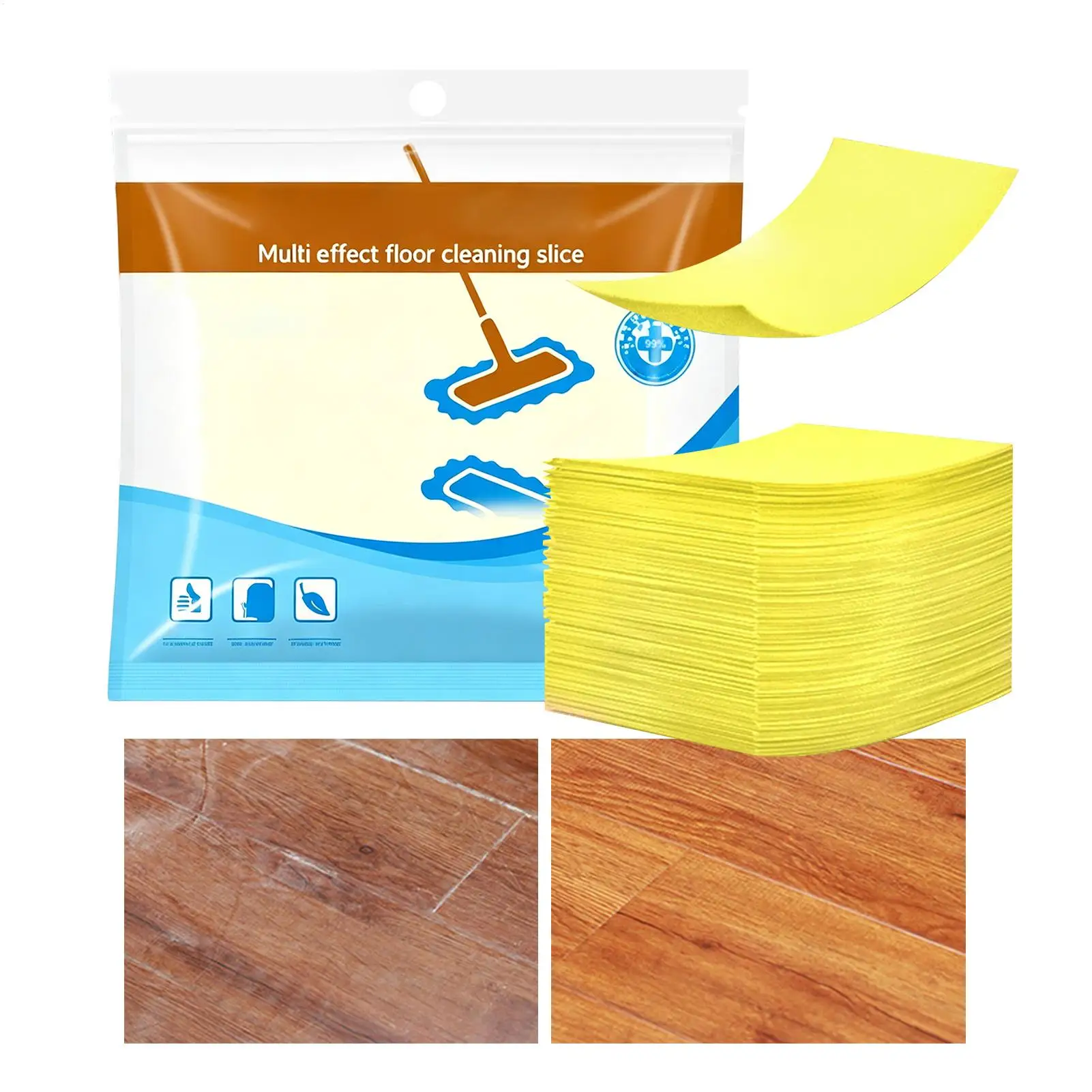 30Pcs Multi-effect Floor Cleaning Tablets CleaningProducts Household Deodorization Remove Dirt Floor Cleaning Tool