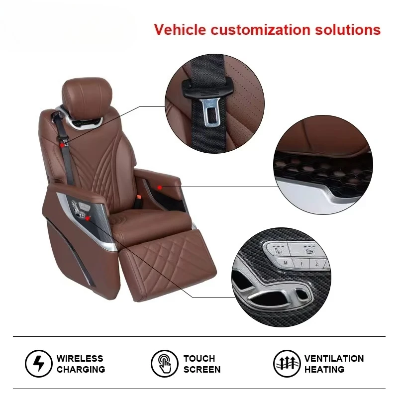 Luxury Racing Seats Custom PVC Leather Heated Zero Gravity Option for Multiple Cars Comfortable Design