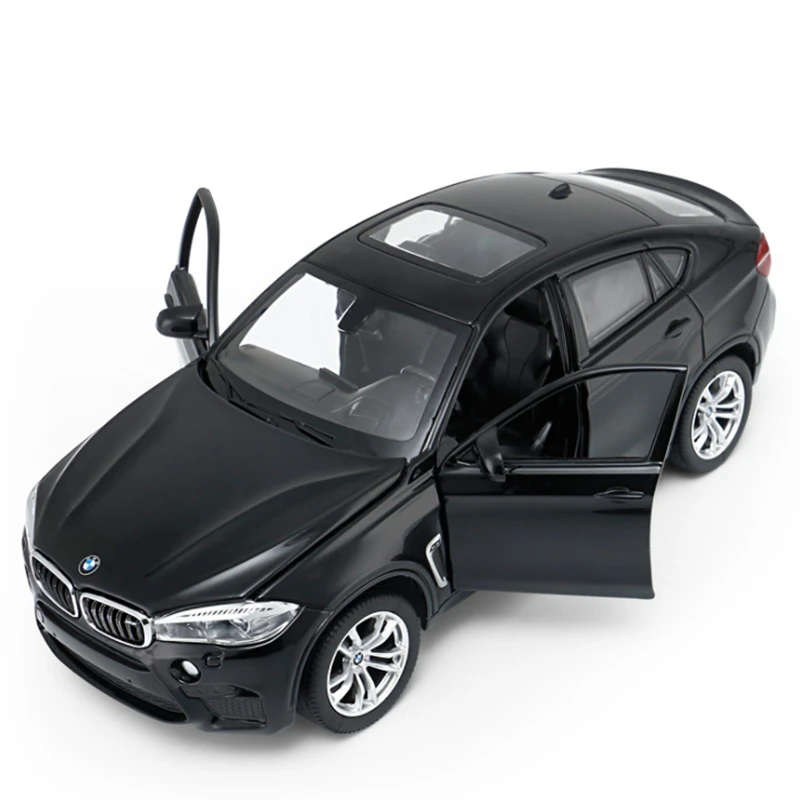 1/24 BMW X6 X6M SUV Coupe Alloy Car Model Diecasts & Toy Metal Vehicles Car Model High Simulation Collection Childrens Toy Gift