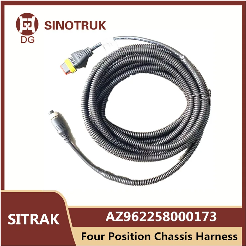 

AZ962258000173 Four Position Chassis Harness For SIONTRUK SITRAK Truck Parts