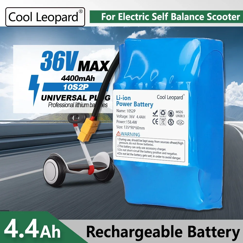 

36V 18650 Rechargeable Li-ion Battery Pack 7000mAh 7Ah Lithium Ion Cell For Electric Self Balance Scooter Hoverboard Unicycle