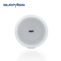 8inch 50W Passive PA Speaker Coaxial Ceiling Speaker Public Address Loudspeaker Audio Sound System for School Hotel Supermarket