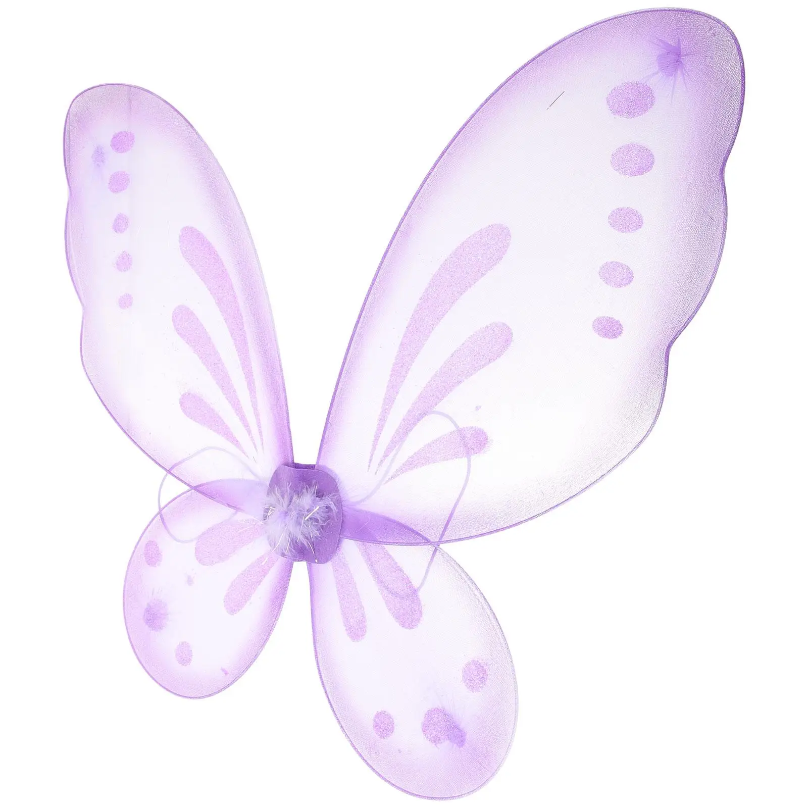 

Fairy Butterfly Wings for Girls Dress up Shallow Purple Costume Prop Single Layer Birthday Party Stage Performance Decor